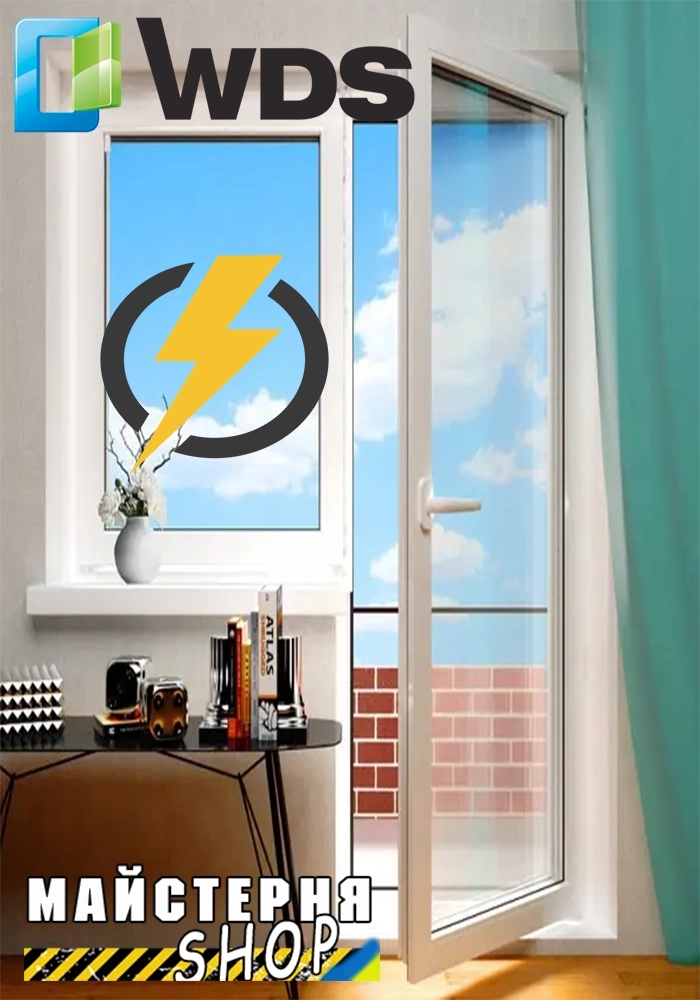 Балконний блок "WDS 6S Преміум" Стандарт двокамерний