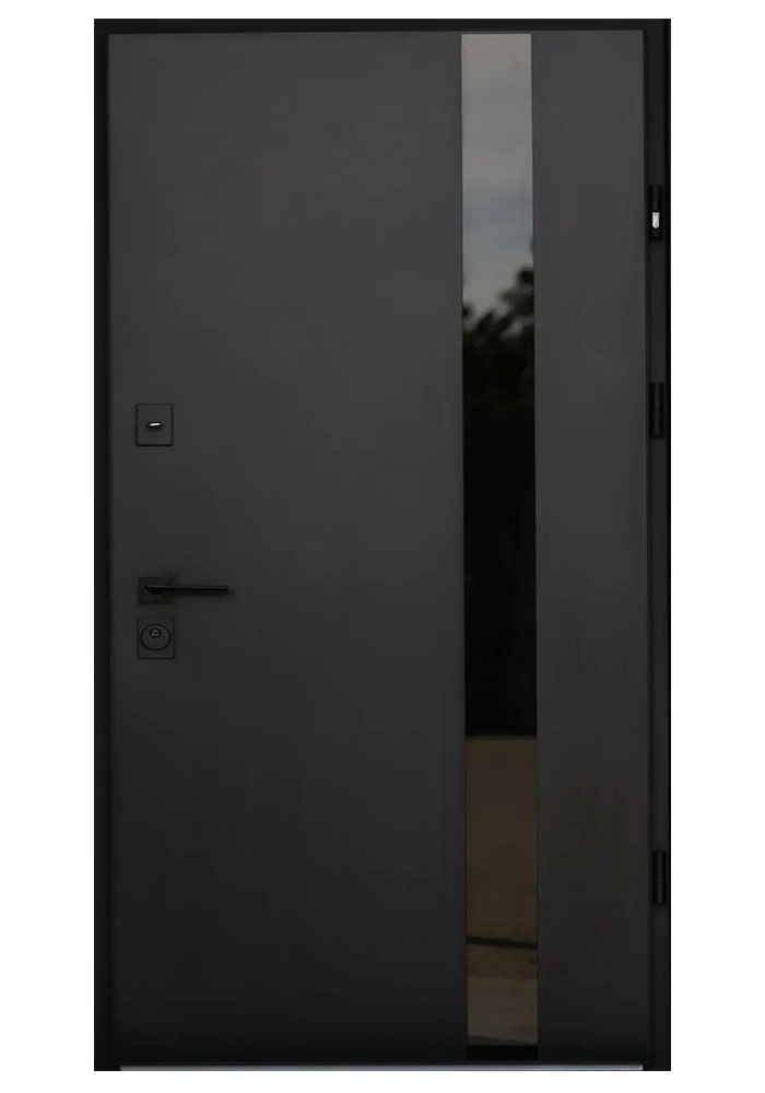 Двері вхідні Straj Hardy Slim P Glass, 970x2050